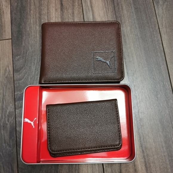 PUMA leather bifold wallet cardholders - Picture 5 of 6